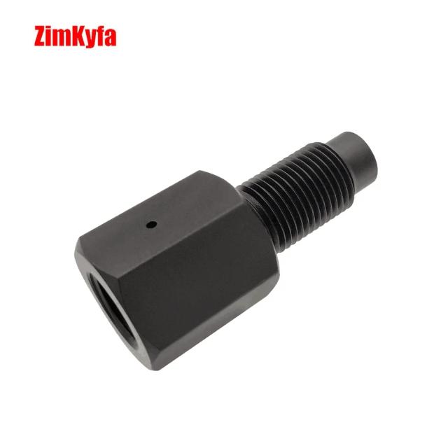 Adaptador Direcional Saver para CO2, Compatível com Cartuchos de 88g e 90g, M16 x 1.5, Saída Eficiente, Preto