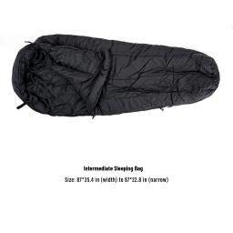 Akmax Exército Modular Militar Sacos de Dormir Sistema, Multi Camada com Bivy Capa para toda a temporada, Woodland/Multicam - Image 5