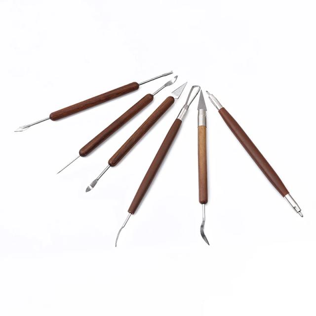Conjunto Profissional de Ferramentas para Escultura em Argila e Cerâmica com Faca de Precisão