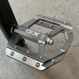 Pedais de bicicleta Gx-selados, acessórios pés chatos, feitos de alumínio cnc, para estrada e mountain bike, 3 peças de rolamento, novo - Image 1