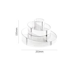 Caixa De Armazenamento De Cosméticos Rotatable, Rack De Armazenamento, Transparente, Batom, Perfume, Maquiagem, Organizador De Escova, Luz, Luxo - Image 6