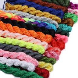 Poliéster trançado fios cabos para fazer ornamentos, artesanato DIY, materiais de costura, acessórios de vestuário, 14-28Yards, Lot, 1mm, 1.5mm - Image 4