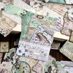 Sr. papel romântico terra série, conjunto de 40 peças, papel fresco colagem retro, adequado para diy e manual livro - Image 4