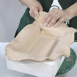 Moldes criativos de cerâmica de gesso circular e retangular, moldagem por estampagem para ferramentas de textura de argila cerâmica - Image 3