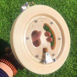 Kite Reel Winder Roda de Fogo, Ferramenta Voadora, Linha Torcida, Exterior, Redondo, Punho Azul, Pipas de Fogo, 150-500m - Image 3