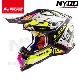 LS2 Off-Road Motocicleta Capacete, MX Downhill Capacete, Pode Ser Equipado com Óculos, 4 Temporada, MX470ATV - Image 5
