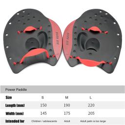 Natação pás barbatanas nadadeiras água esporte mão webbed luvas para crianças adultas - Image 6