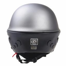Motocicleta equitação capacete com o Chin destacável, metade do rosto esportes capacetes, equipamento Otorcycle, Dot - Image 4