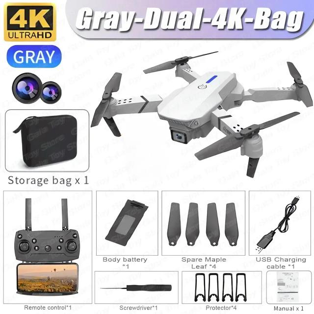 E88 Pro Drone 4K HD Camera 10 Minutos de Voo