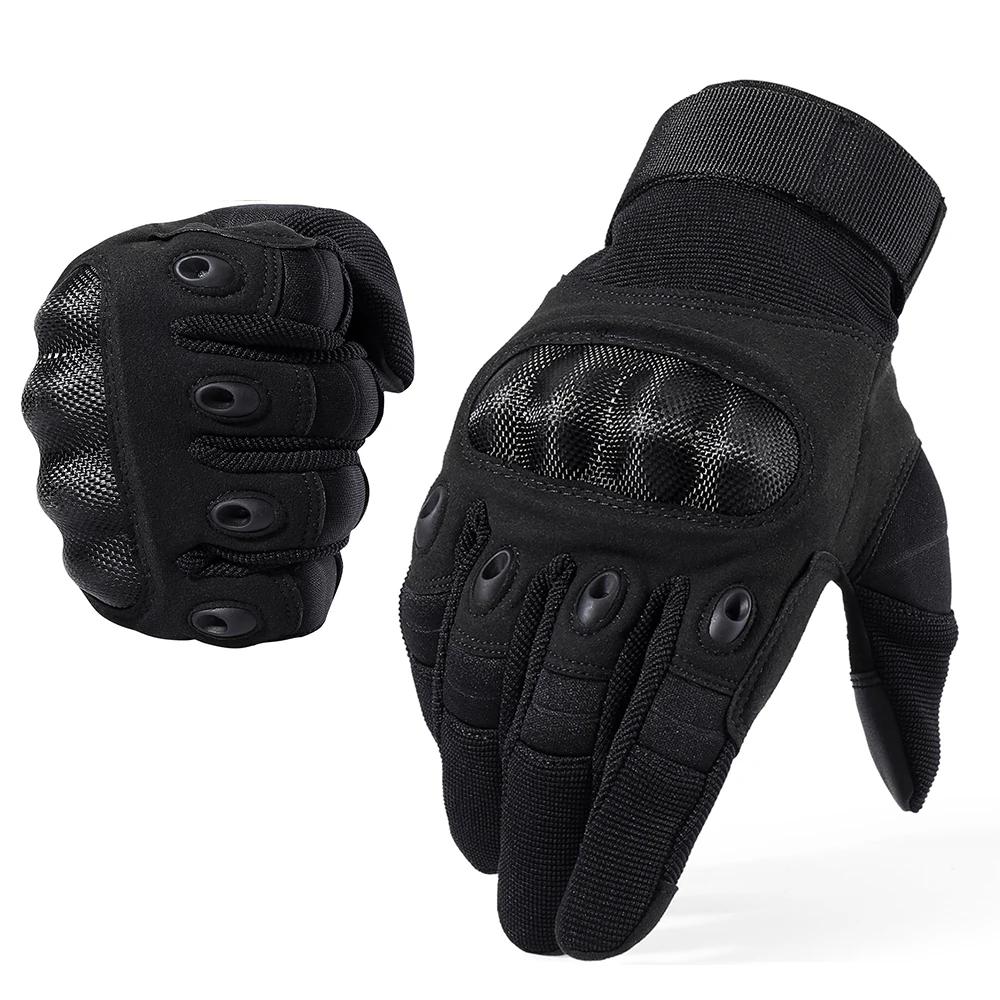 Tela de toque luvas táticas ao ar livre paintball tiro airsoft combate caça trabalho esportes ciclismo anti-skid luva de dedo cheio - Image 1