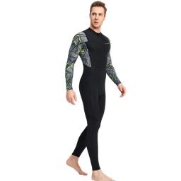 Protetor solar fino roupa de banho surf mergulho terno upf50 + manga longa uma peça wetsuit masculino mergulho subaquático maiô - Image 5