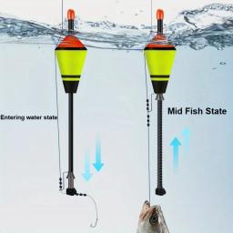 1-3 pçs portátil automático flutuador de pesca rápido bobber acessórios artefato rápido bobber conjunto oceano pesca dispositivo flutuante ferramentas - Image 1