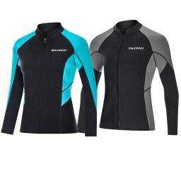 Camisa de manga comprida neoprene para homens e mulheres, jaqueta ou calça wetsuit, surf, caiaque, natação, mergulho, canoagem, 2mm, 3mm - Image 3