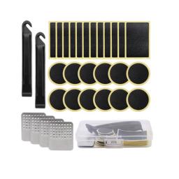 Kit de reparo de bicicleta, conjunto de ferramentas para tubo interno, enchimento de pneus, adesivo frio, reparo selante, tirefit portátil - Image 2