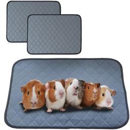 Rabbit Guinea Pig Cage Liner Small Pet Itens Impermeável Anti Slip Bedding Mat Altamente Absorvente Pee Pad para Hamsters Acessórios - Image 1