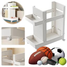 Carrinho Com Rodas para Equipamento De Ginástica, Estante De Armazenamento, Suporte, Tapete De Ioga, Ferramentas Esportivas, Equipamentos De Fitness, Organizador - Image 4