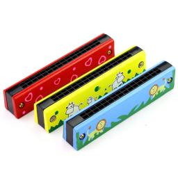 Cute Harmonica for Children, Instrument Musical, Montessori Educational Toys, Cartoon Pattern, Wind Instrument, Gift for Kids, 16 Buracos - Image 2