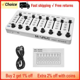 Console de mistura MIDI com 43 botões e 8 botões, conexão BT, bateria, tipo C fonte de alimentação, USB, Mixer teclado, teclado, controlador - Image 1