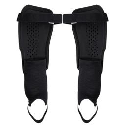 Caneleira de futebol com protetor de tornozelo, alças ajustáveis, equipamento de proteção de futebol, jovens e adultos, suporte para pernas, caneleiras - Image 2