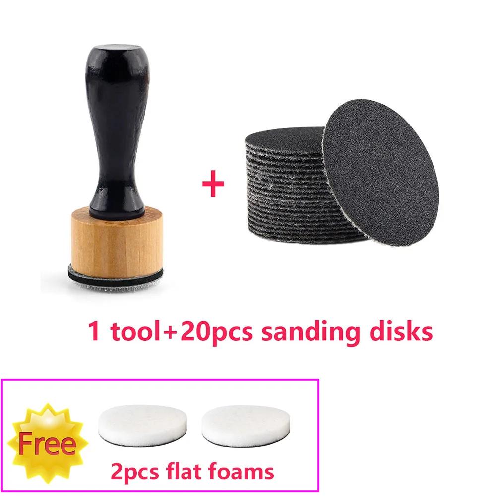 Discos de lixamento indispensáveis, Lixa de grão médio, Para criar uma aparência desgastada e desgastada na fabricação de cartões, projetos artesanais, fricção Handtools - Image 1