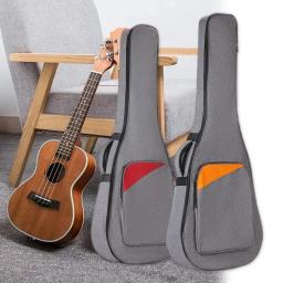 Saco de guitarra mochila saco de armazenamento protetor bandolim madeira baixo carry case à prova dwaterproof água alças duplas clássico caso guitarra acústica - Image 6