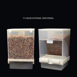Alimentador Automático para Periquitos Pequenos e Médios, Sem Alimentadores de Pássaros, Recipiente De Alimento De Semente De Acrílico, Bebedor, Acessórios De Gaiola - Image 3