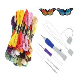 Caneta de Bordar Mágica Mão, Patch Knitting, Kit de Ferramentas De Costura, Punch Needle, Thread and Threads, DIY - Image 5