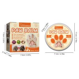 Bálsamo para pata de cachorro, cera para pata de cachorro, patas secas, nariz, ingredientes naturais puros, bálsamo para pés de cachorro, protege a cura das patas secas e rachadas - Image 6