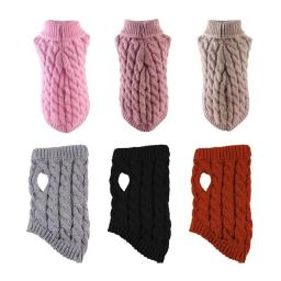 Suéteres de gola alta para cães pequenos e médios, roupas de gatos, colete de cachorro quente de inverno, casaco chihuahua, casaco yorkie macio - Image 3