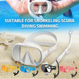 Conjunto de Mergulho Profissional Snorkel, Máscara All-Inclusive, Snorkel Seco Completo Erbao, Conjunto de Mergulho Profissional, 2022 - Image 1