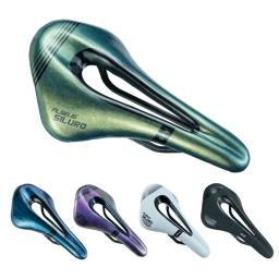 PLSELIS PS-2046 selim de bicicleta, base/rails de fibra de carbono, leve, multicolorido, adequado para ROAD GRAVEL - Image 1
