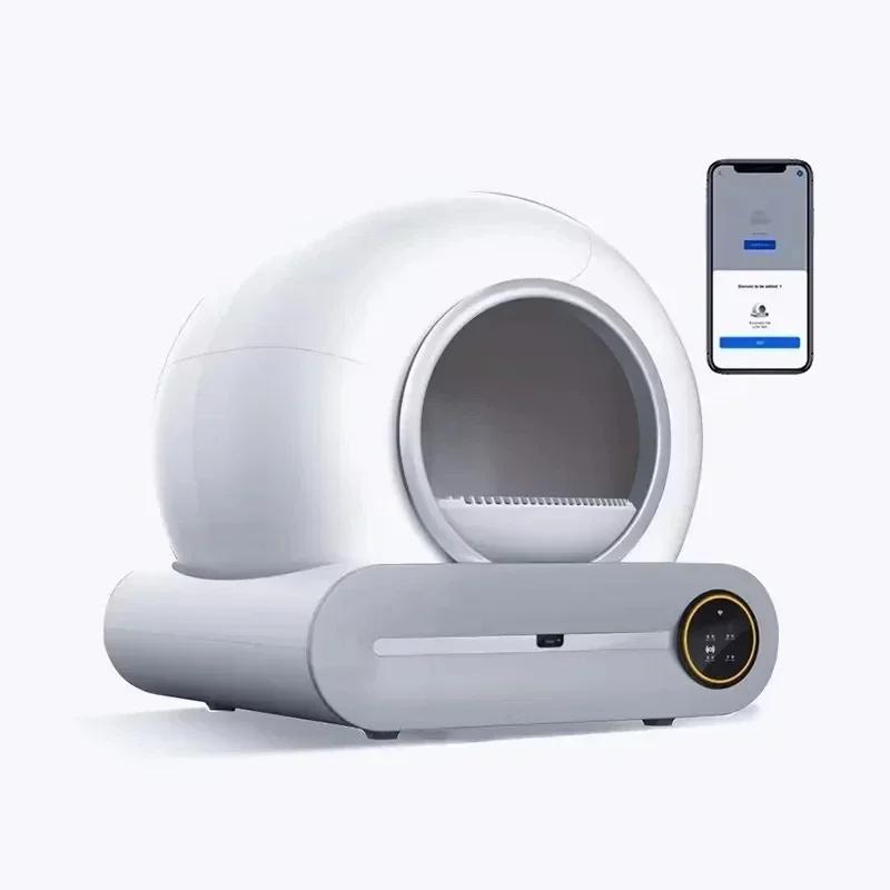 YCY App Controle Automático Inteligente WC, Gato WC, Elétrica Prova Splash Sandbox, Auto-limpeza Litter, Pet fornecimentos - Image 5
