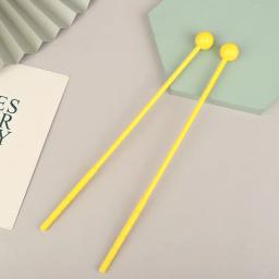Percussão Drum Sticks para adultos e crianças, malho, baquetas, plástico, instrumento musical, brinquedos infantis, 2pcs, 31,0x2,0 cm - Image 4