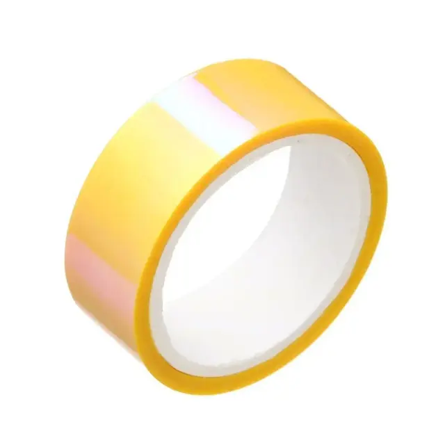 Fita Gráfica Metálica Holográfica Arco-Íris para Scrapbooking e Decoração, Adesiva e Impermeável