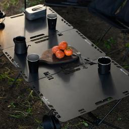 2 pçs conector de mesa dobrável leve haste de extensão de mesa dobrável portátil acessórios de acampamento para mesa tática helinox - Image 6