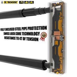 Etook cadeado u lock para bicicleta moto u-lock high end 20 t tesoura hidráulica resistente bloqueio motocicleta bloqueio conveniente quadro de bloqueio acessórios da bicicleta - Image 4