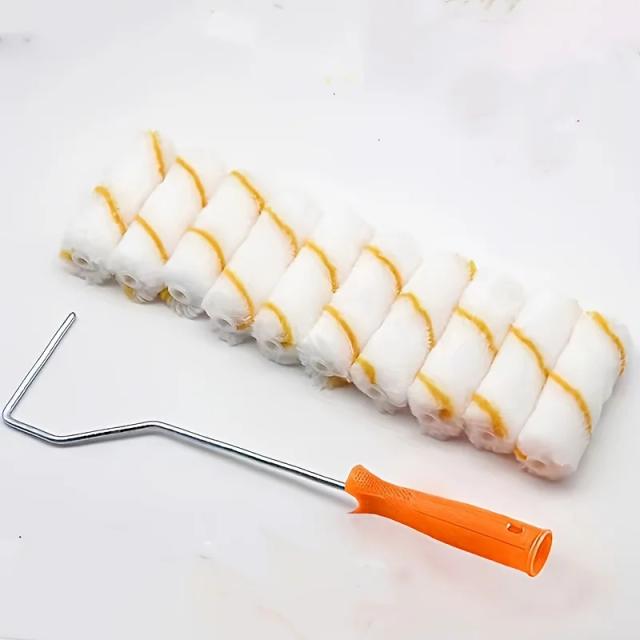 Kit de Rolo de Pintura 11 Peças - Conforto e Durabilidade para suas Paredes