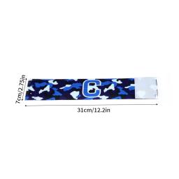 Camuflagem capitão braçadeira, futebol Match C-line braçadeira, envolto estilo, atacado, 1pc - Image 6