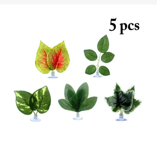 Terrário Completo para Répteis e Tartarugas com 5 Acessórios Decorativos para Aquário