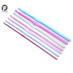 Alumínio Crochet Ganchos para Costura, Agulhas de Tricô, Crochet Hook, Sweater Weaving Tools, Knitting Tool, 3.5mm-5mm Tamanhos - Image 1