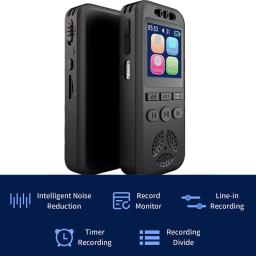 Gravador De Voz Digital Portátil, Redução De Ruído HD, Leitor De Áudio WAV, Um Clique Dispositivo De Gravação De Som Para Negócios, Leitor De MP3 - Image 6