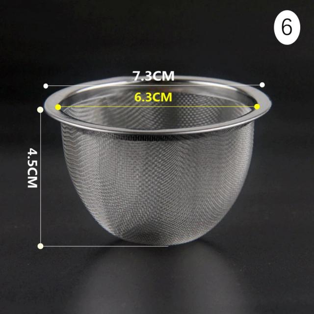 Infusor de Chá em Aço Inoxidável Reutilizável - Coador e Filtro de Especiarias para Folhas Soltas e Bule de Chá, 1 Unidade
