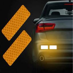 Aviso reflexivo adesivos para capacete, noite segurança dirigindo acessórios, adesivos decorativos fluorescentes, bicicleta, motocicleta, carro decalque - Image 4