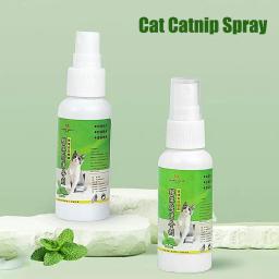 Catnip Spray para gatinhos e gatos, atrativo seguro, ingredientes saudáveis, fácil de usar, presentes para animais, 50ml - Image 2