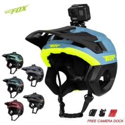 BATFOX-Capacete de Mountain Bike com Proteção Orelha Integrada, Meia Capacete MTB, Capacete de Ciclismo, Armadura BMX, Off-Road, Corrida, Novo, 3, 4 - Image 1