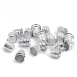 Dedal de dedo de metal capa protetora agulhas de costura dedais para diy artesanato bordado mão ferramentas de costura acessórios - Image 5