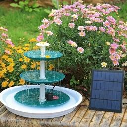 Fonte solar destacável para jardim, Bomba solar, Alimentadores de pássaros ao ar livre, Banho do pássaro, Recursos da água, DIY, 3.5W - Image 6