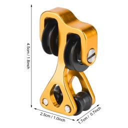 Bow String Separador Cabo, Slide String Splitter, liga de alumínio, arco e flecha Composto Bow Cabo, Roller Glide - Image 2