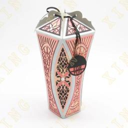Caixa de presente de natal flores novo metal corte morrer carimbos estêncil para scrapbook diário decoração modelo de gravação artesanal - Image 5