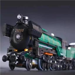 Blocos De Construção De Trem Noturno De Esmeralda, Modelo De Brinquedo Kit, Presente De Aniversário E Natal, Em Stock, 21005, 1085Pcs - Image 4